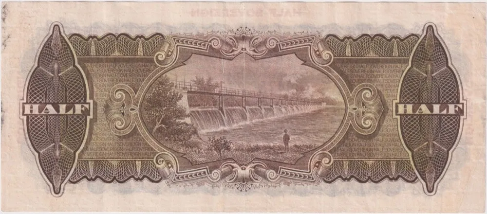 1928 Ten Shilling Riddle/Heathershaw R7 good VF