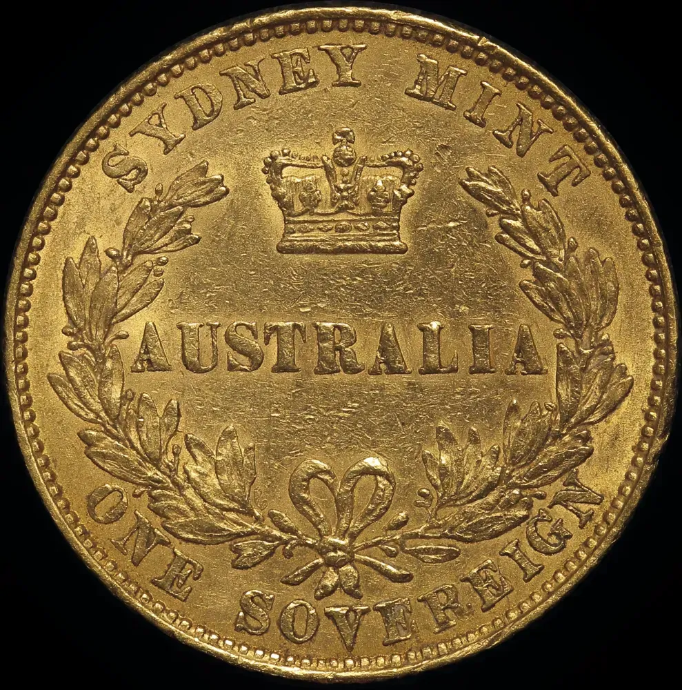 1855 Sydney Mint Type I Sovereign Very Fine