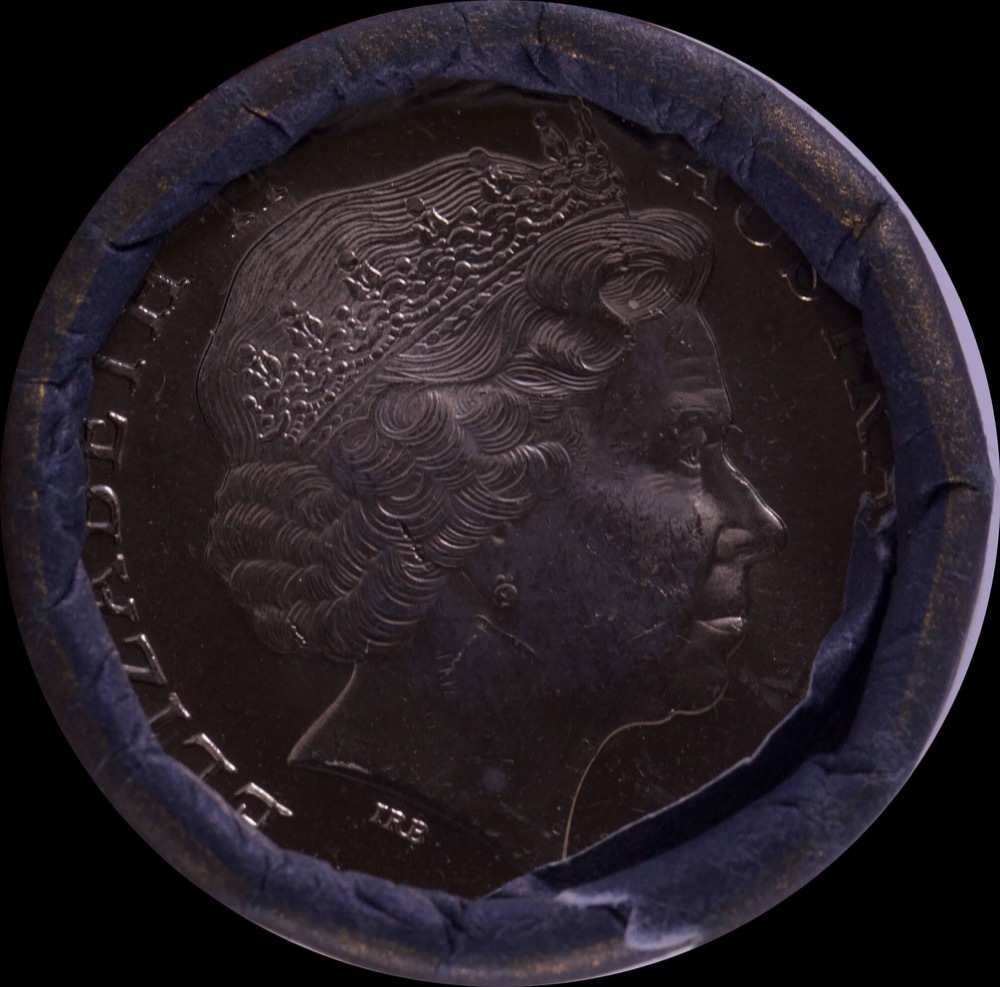 2010 Australian 20 Cent Mint Roll ATO Heads/Heads