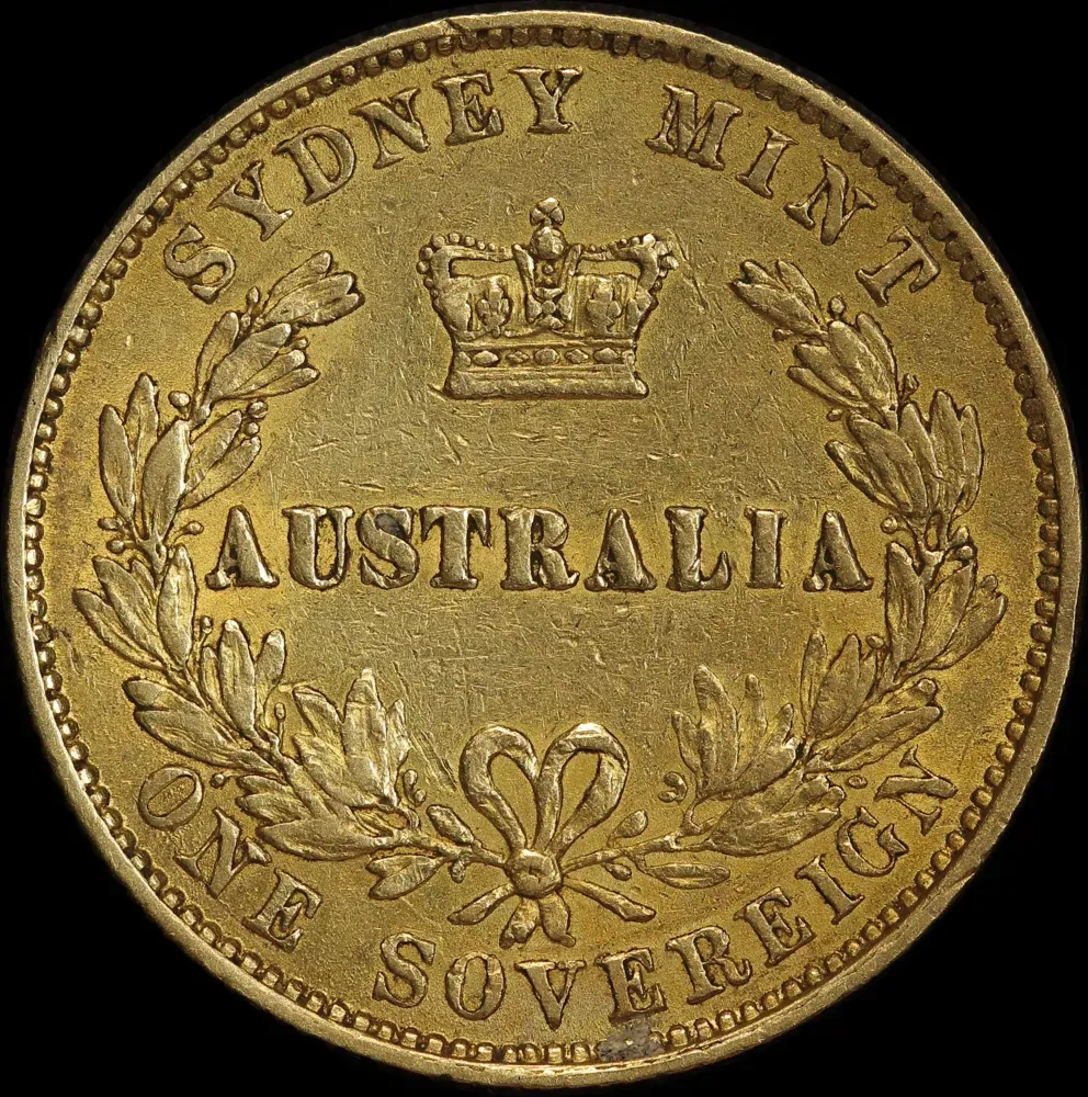 1866 Sydney Mint Type II Sovereign Very Fine product image