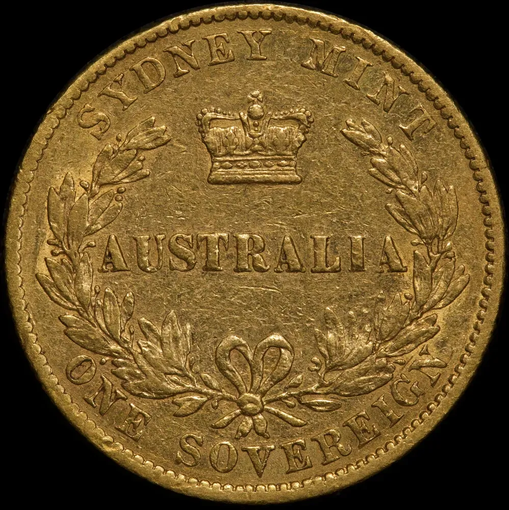 1870 Sydney Mint Type II Sovereign Fine