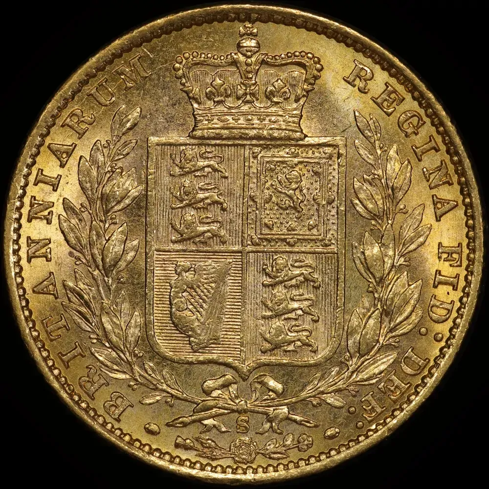 1878 Sydney Shield Sovereign Extremely Fine