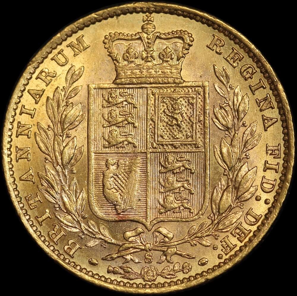 1878 Sydney Shield Sovereign good EF