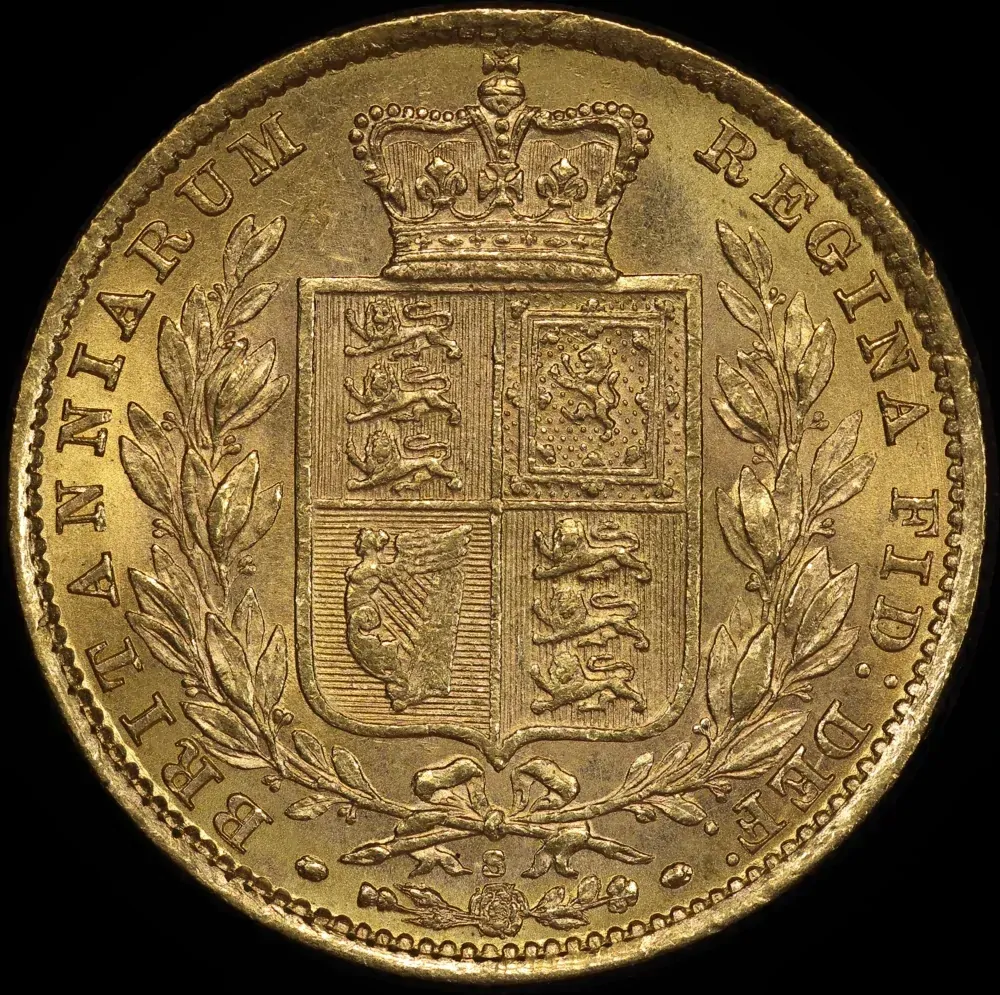 1880 Sydney Shield Sovereign Extremely Fine