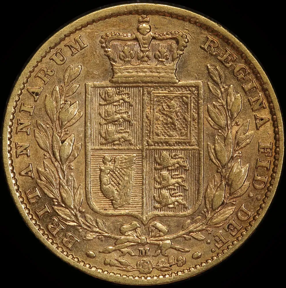 1880 Melbourne Shield Sovereign about VF product image