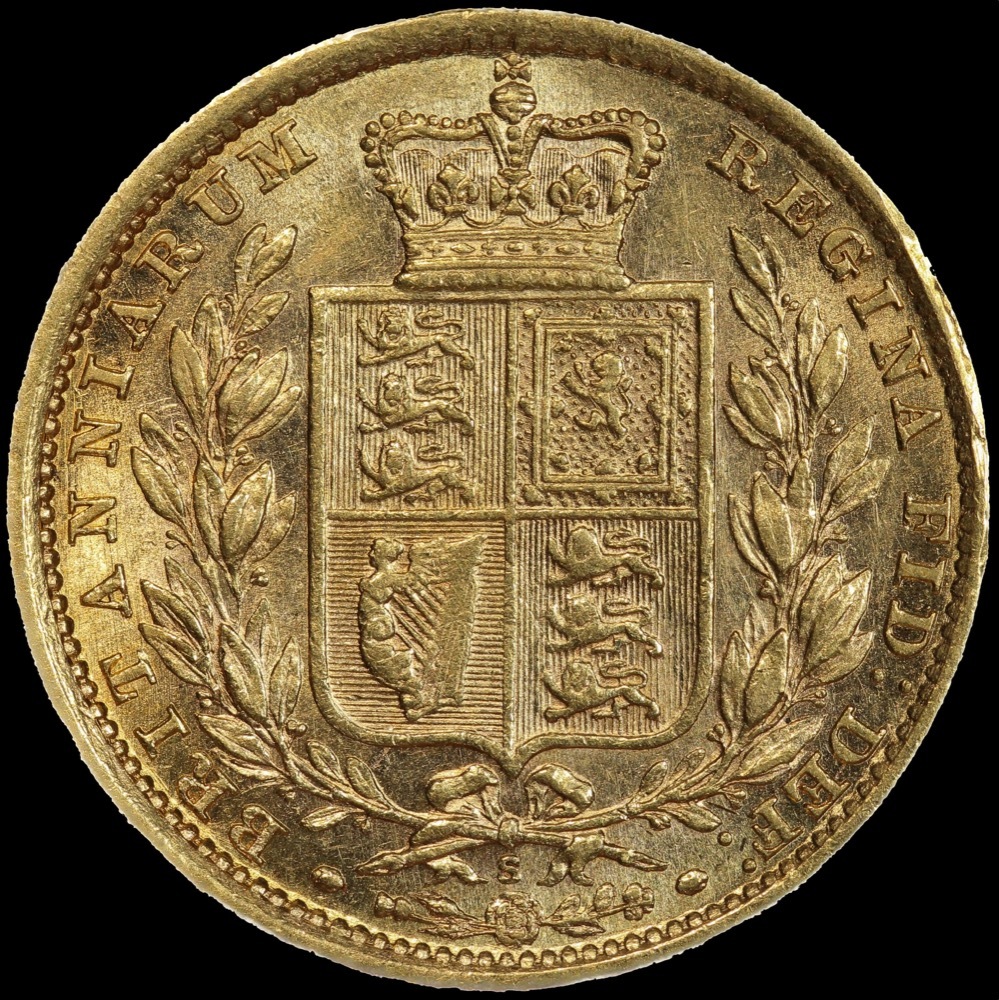 1881 Sydney Shield Sovereign Extremely Fine