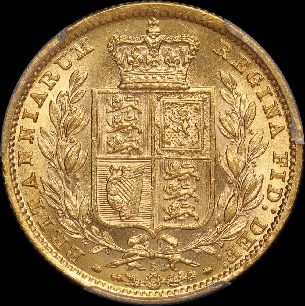 1881 Sydney Shield Sovereign PCGS MS61