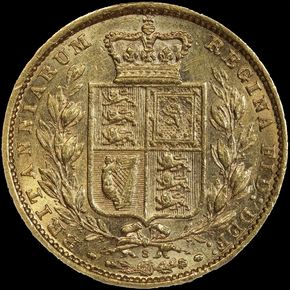 1882 Sydney Shield Sovereign Extremely Fine