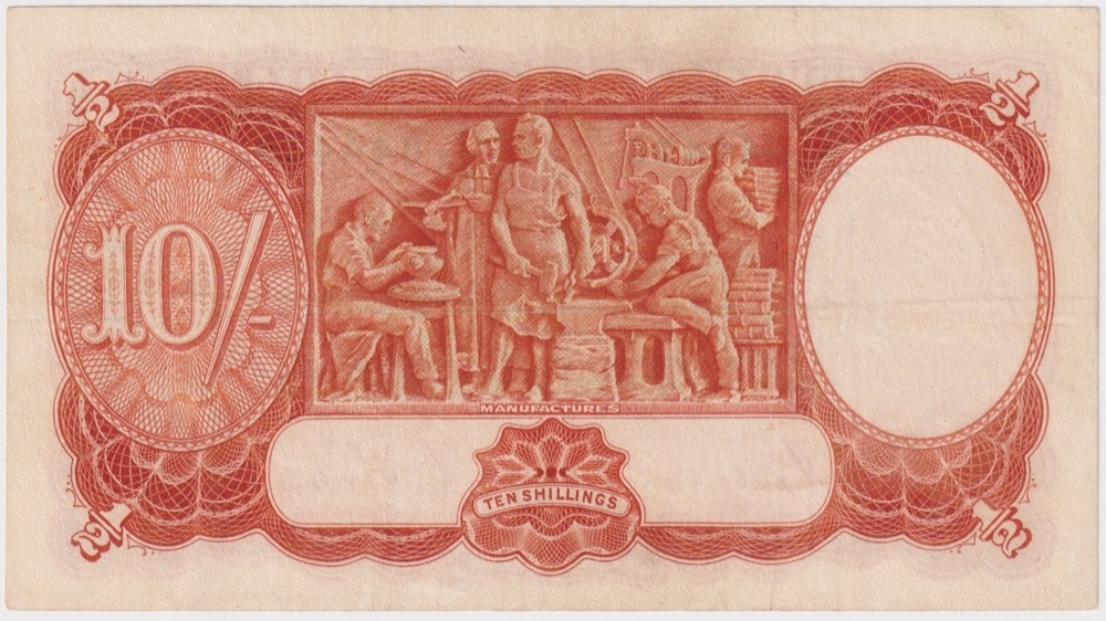 1939 Ten Shilling Sheehan/McFarlane R12 about VF