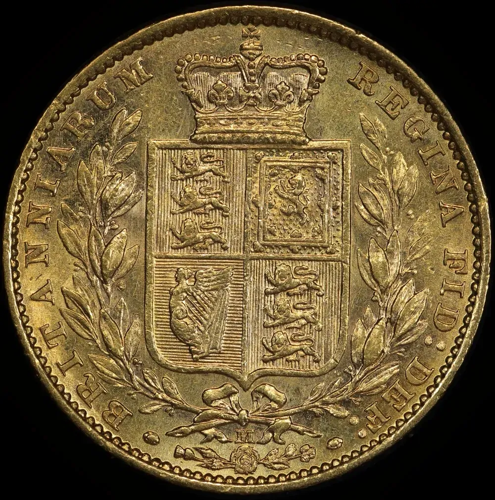 1882 Melbourne Shield Sovereign good VF