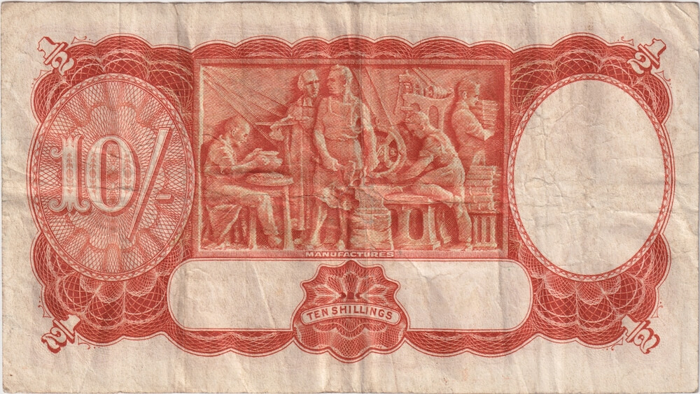 1939 Ten Shilling Sheehan/McFarlane R12 Fine