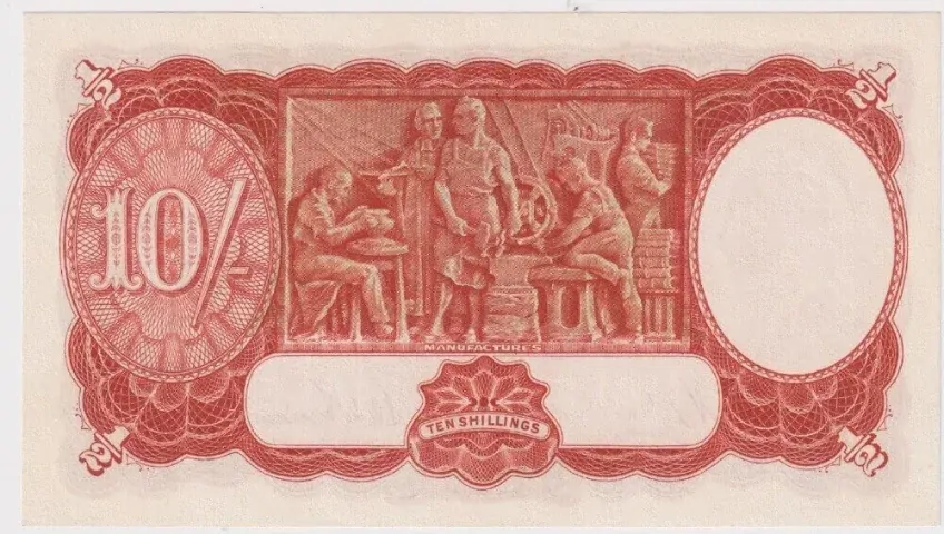 1939 Ten Shilling Sheehan/McFarlane R12 good EF