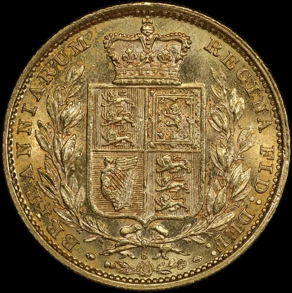 1884 Sydney Shield Sovereign good EF