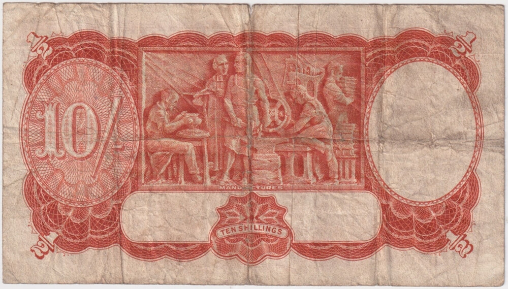 1939 Ten Shilling Sheehan/McFarlane R12 Very Good