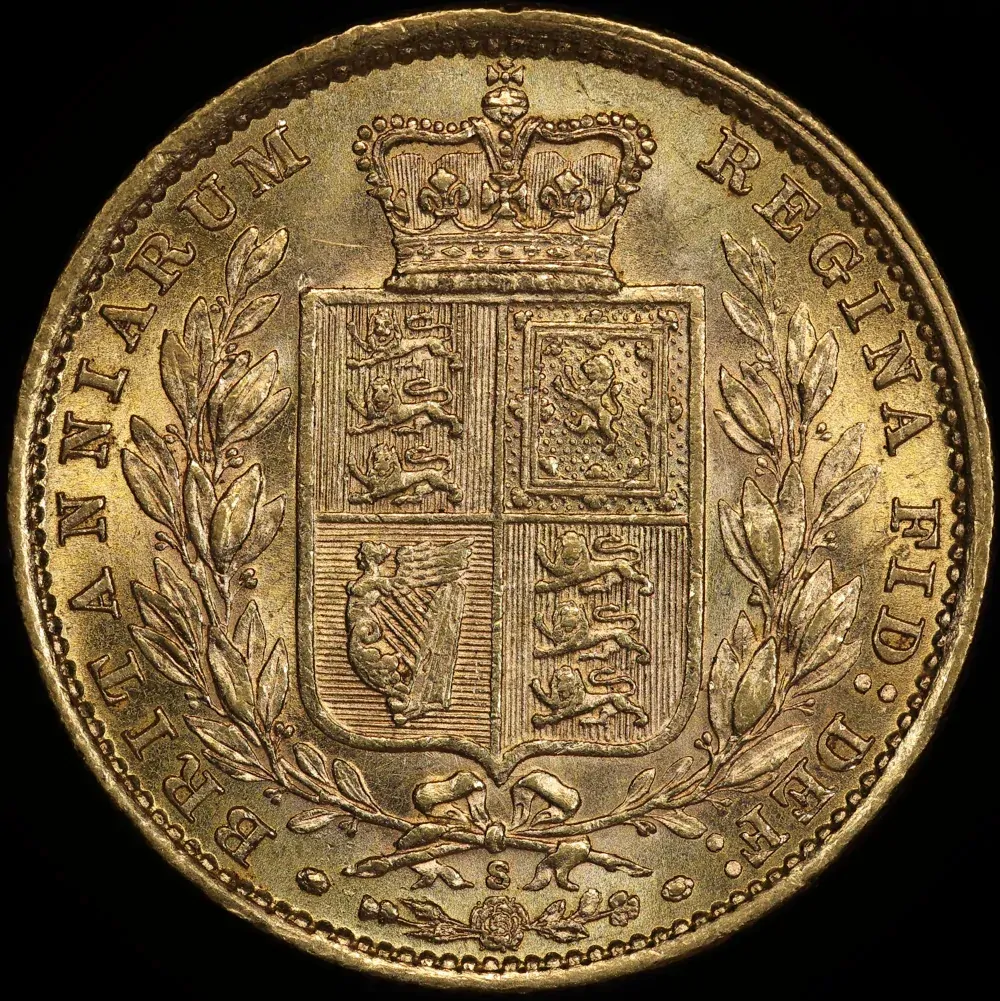 1886 Sydney Shield Sovereign good EF
