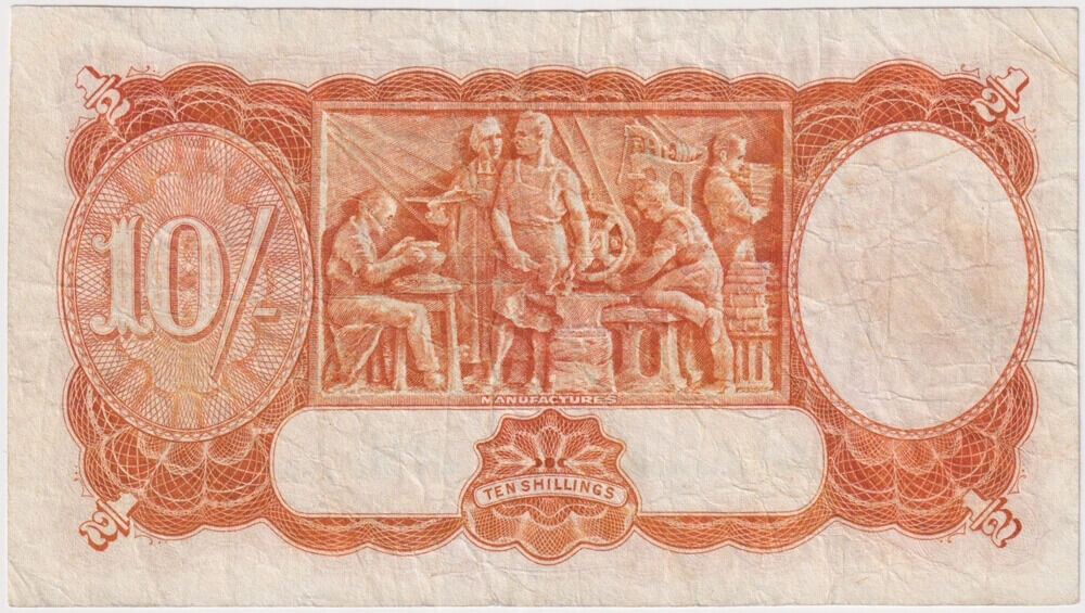 1949 Ten Shilling Coombs/Watt R14 Fine