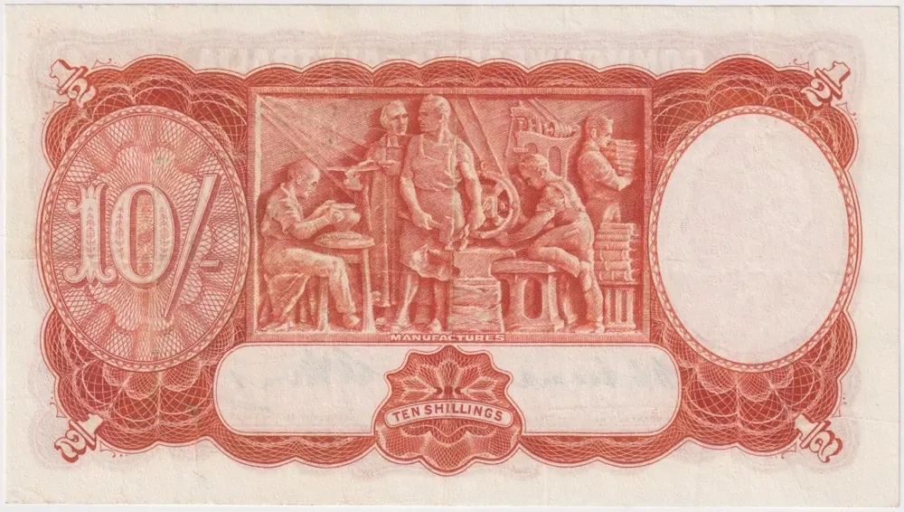 1949 Ten Shilling Coombs/Watt R14 good VF