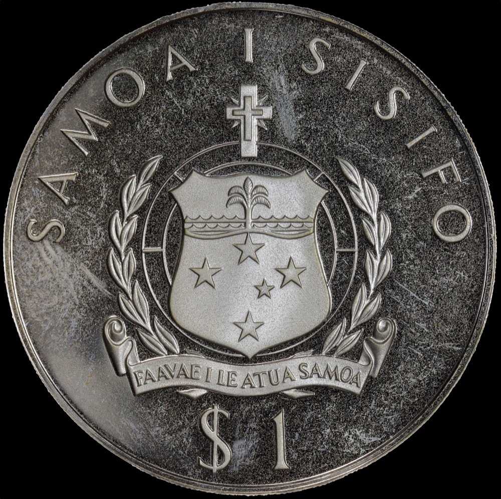 Samoa 1977 Silver 1 Tala Proof Coin - Lindbergh product image