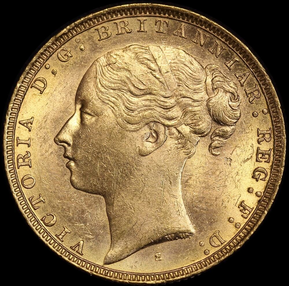 1881 Sydney Young Head Sovereign good EF