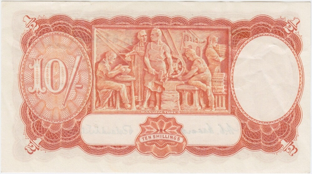 1952 Ten Shilling Coombs/Wilson R15 Extremely Fine