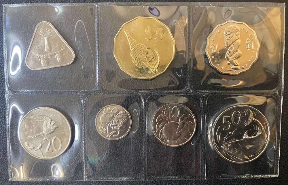 Cook Islands 1987 Uncirculated 7 Coin Mint Set  product image
