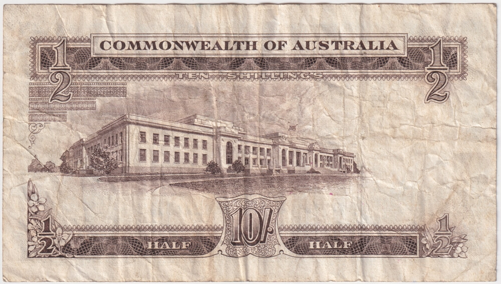 1954 Ten Shilling Coombs/Wilson R16 Fine