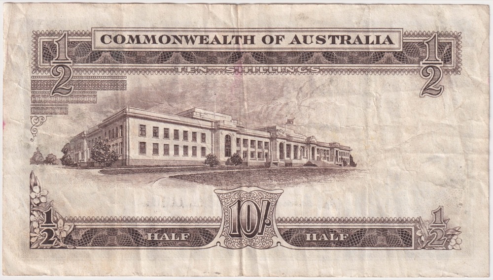 1954 Ten Shilling Coombs/Wilson R16 Very Fine