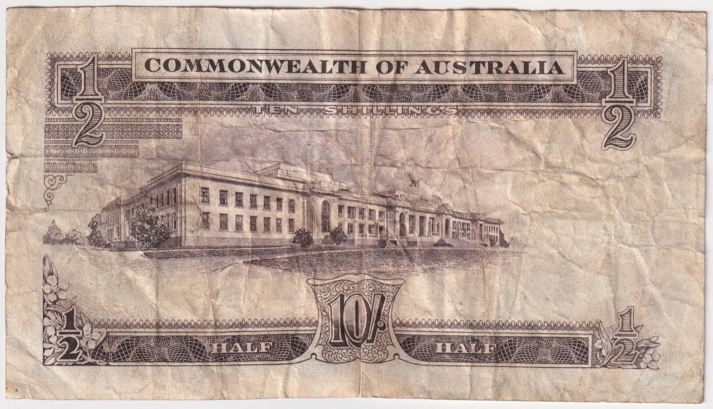 1954 Ten Shilling Coombs/Wilson R16 Very Good product image