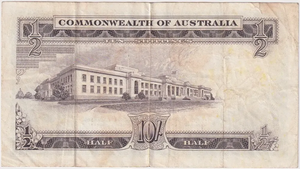 1961 Ten Shilling Coombs/Wilson R17 about VF product image