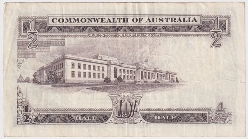 1961 Ten Shilling Coombs/Wilson R17 Fine product image