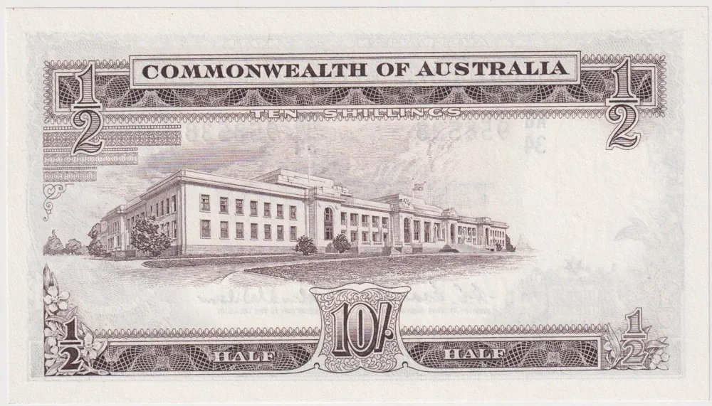 1961 Ten Shilling Coombs/Wilson R17 Uncirculated