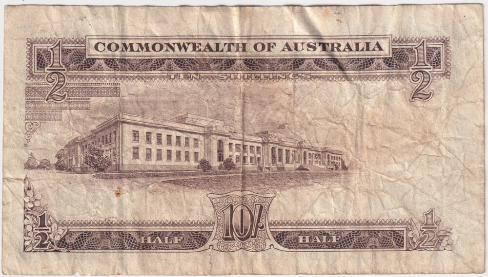 1961 Ten Shilling Coombs/Wilson R17 Very Good