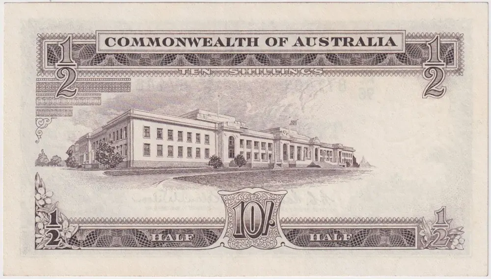 1961 Ten Shilling Star Note Coombs/Wilson R17s about Unc