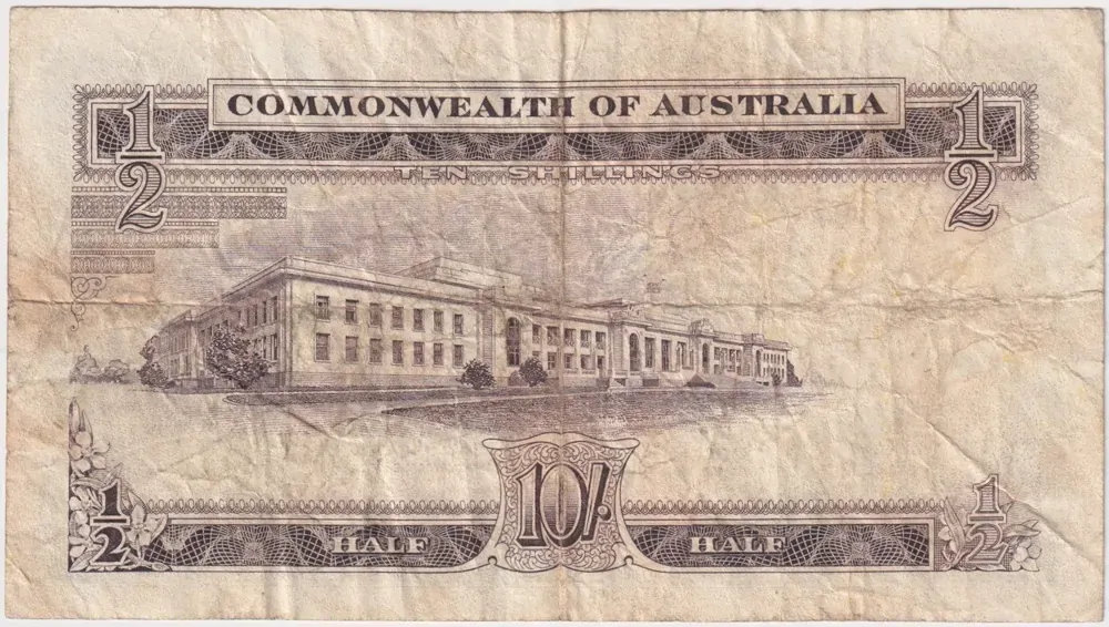 1961 Ten Shilling Coombs/Wilson R17s Fine