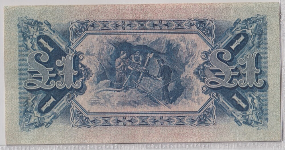 1913 One Pound Collins/Allen R18B PCGS VF25