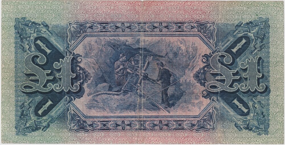 1916 One Pound Collins/Allen R18E about Fine