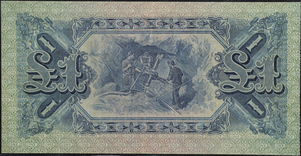 1918 One Pound Cerutty/Collins R21 PCGS VF20