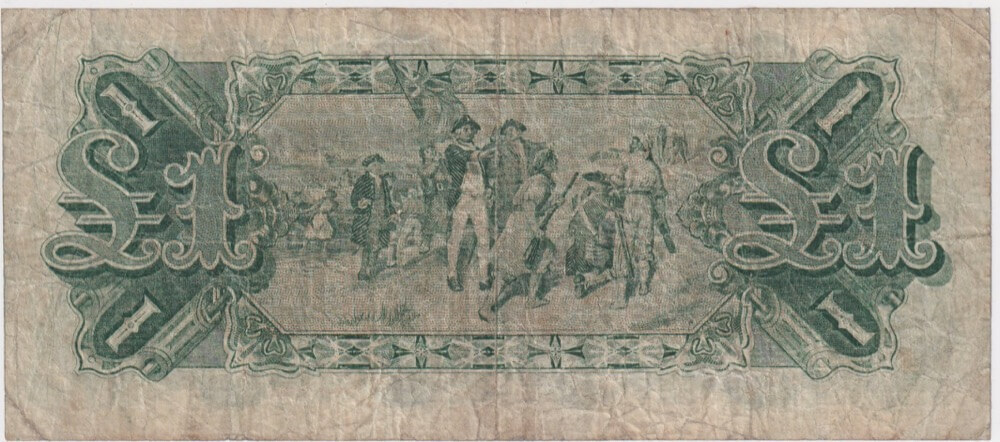 1923 One Pound Miller/Collins R23A Fine