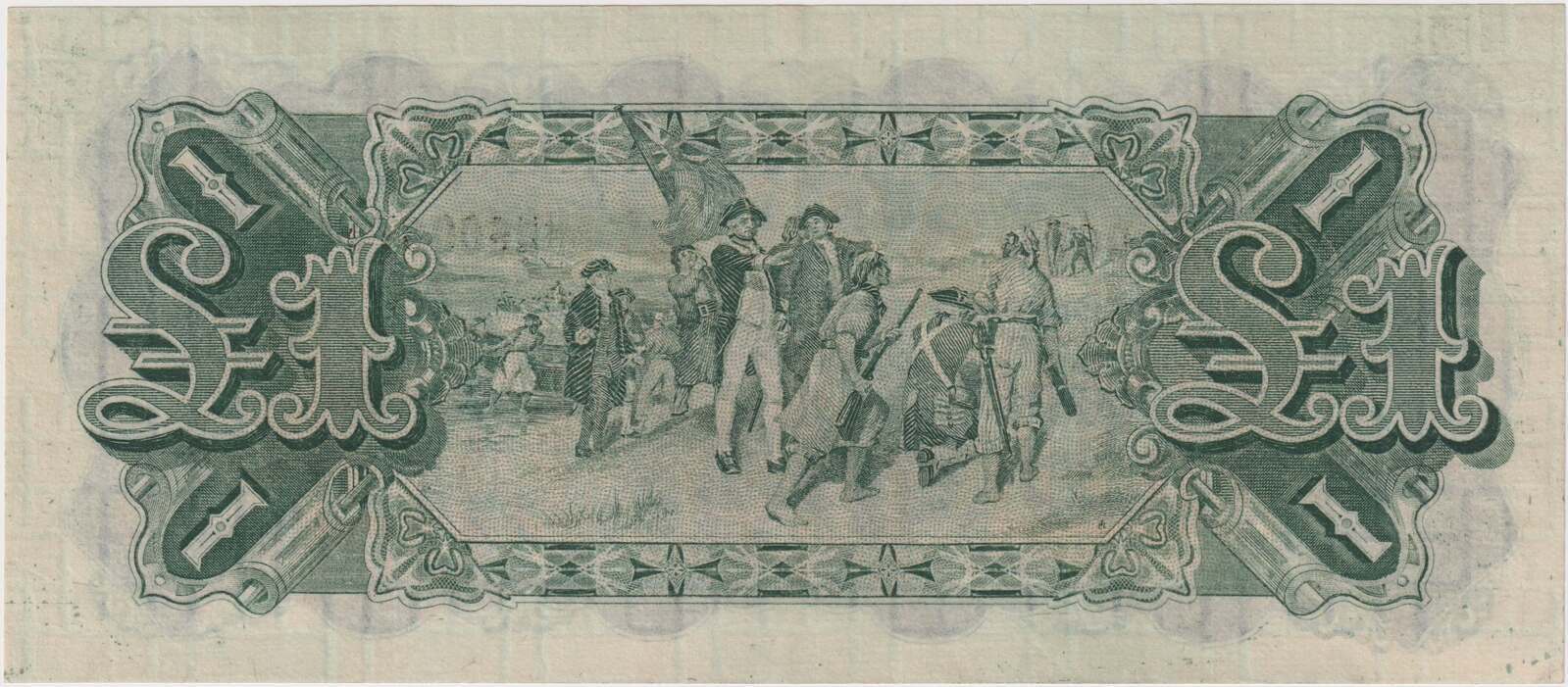 1923 One Pound Miller/Collins R23B Extremely Fine