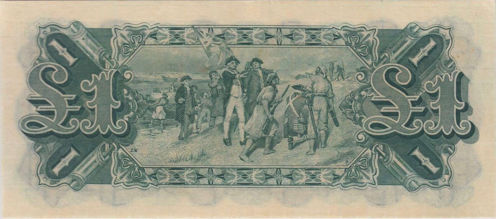 1923 One Pound Miller/Collins R23B PCGS VF25