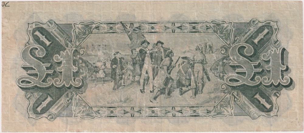 1926 One Pound Kell/Collins R24 Very Fine - Plate letter visible on back