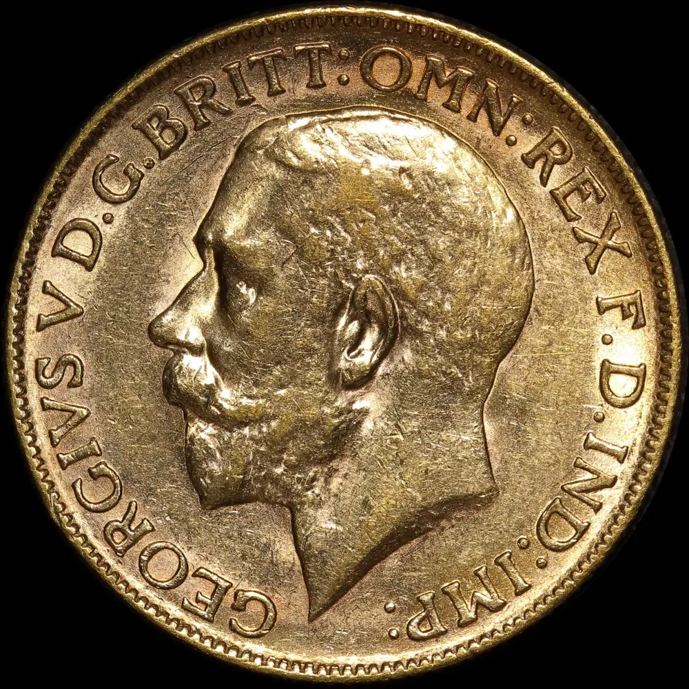 1926 Perth George V Large Head Sovereign good EF