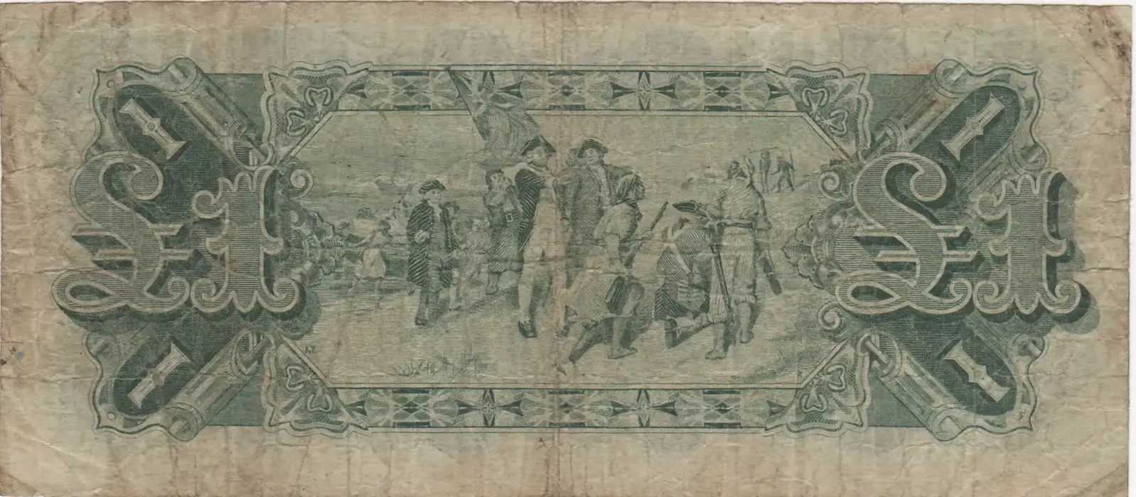 1927 One Pound Kell/Heathershaw R25 Very Good