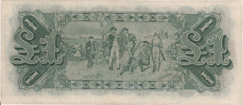 1927 One Pound Riddle/Heathershaw R26 good VF