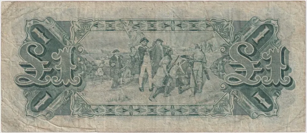 1927 One Pound Riddle/Heathershaw R26 Very Fine