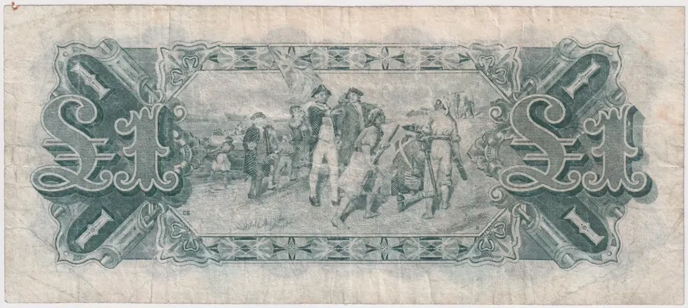 1927 One Pound Riddle/Heathershaw R26 Very Good