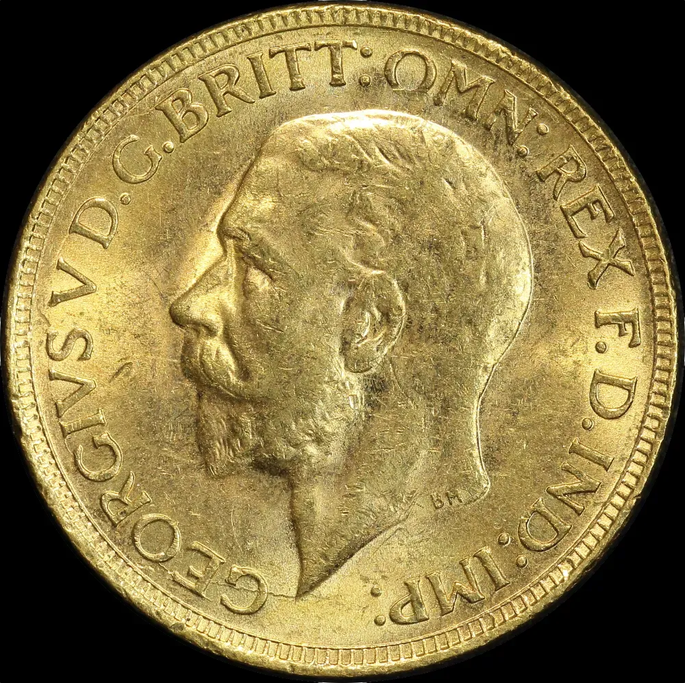 1931 Perth George V Small Head Sovereign good EF