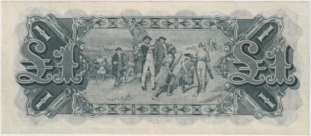 1932 One Pound Riddle/Sheehan R27b good EF product image