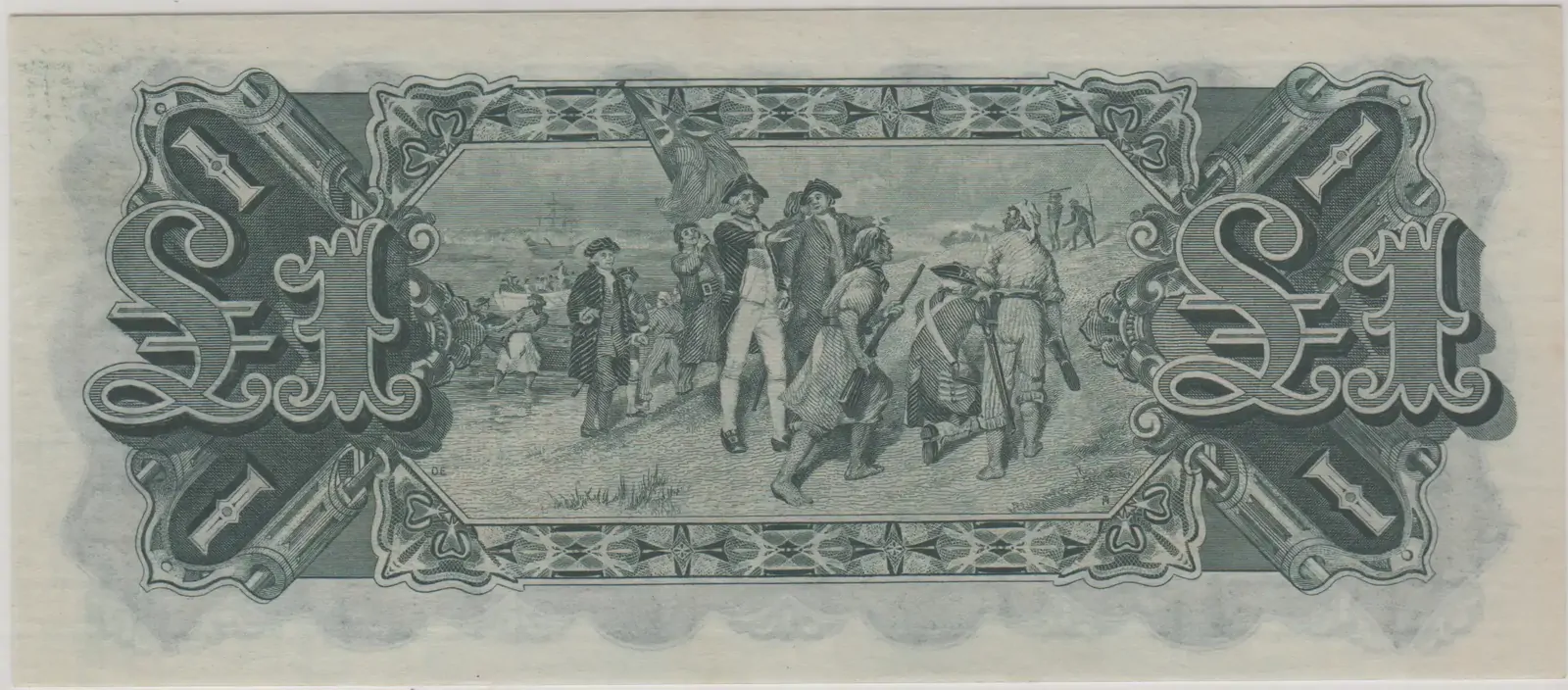 1932 One Pound Riddle/Sheehan R27B Choice Unc PCGS 63PPQ