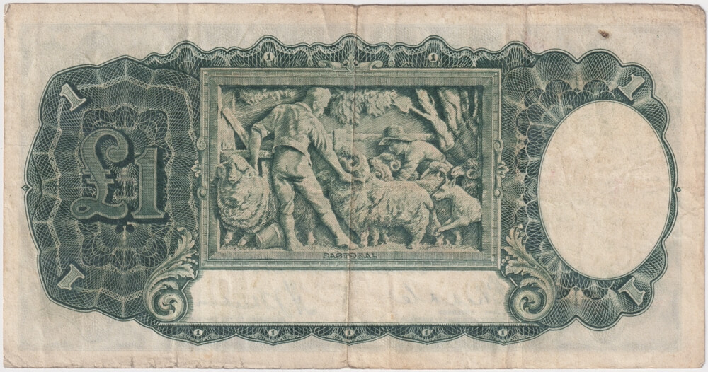 1933 One Pound Riddle/Sheehan R28 Fine